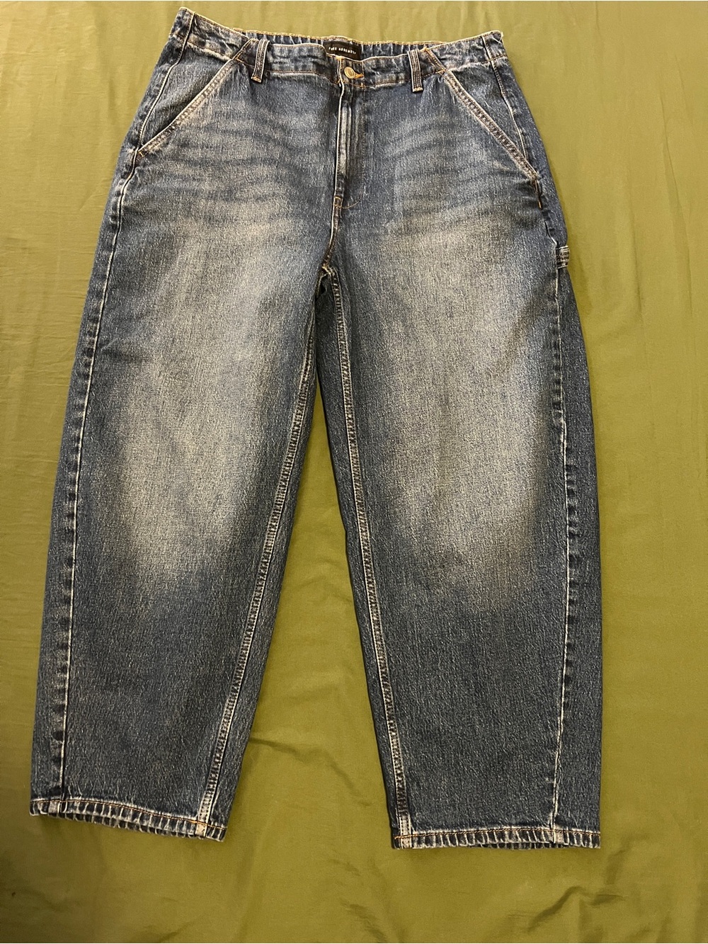 High-Rise Women's Barrel Jeans Size 16